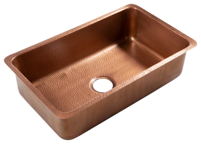 Orwell Copper 30" Single Bowl Undermount Kitchen Sink