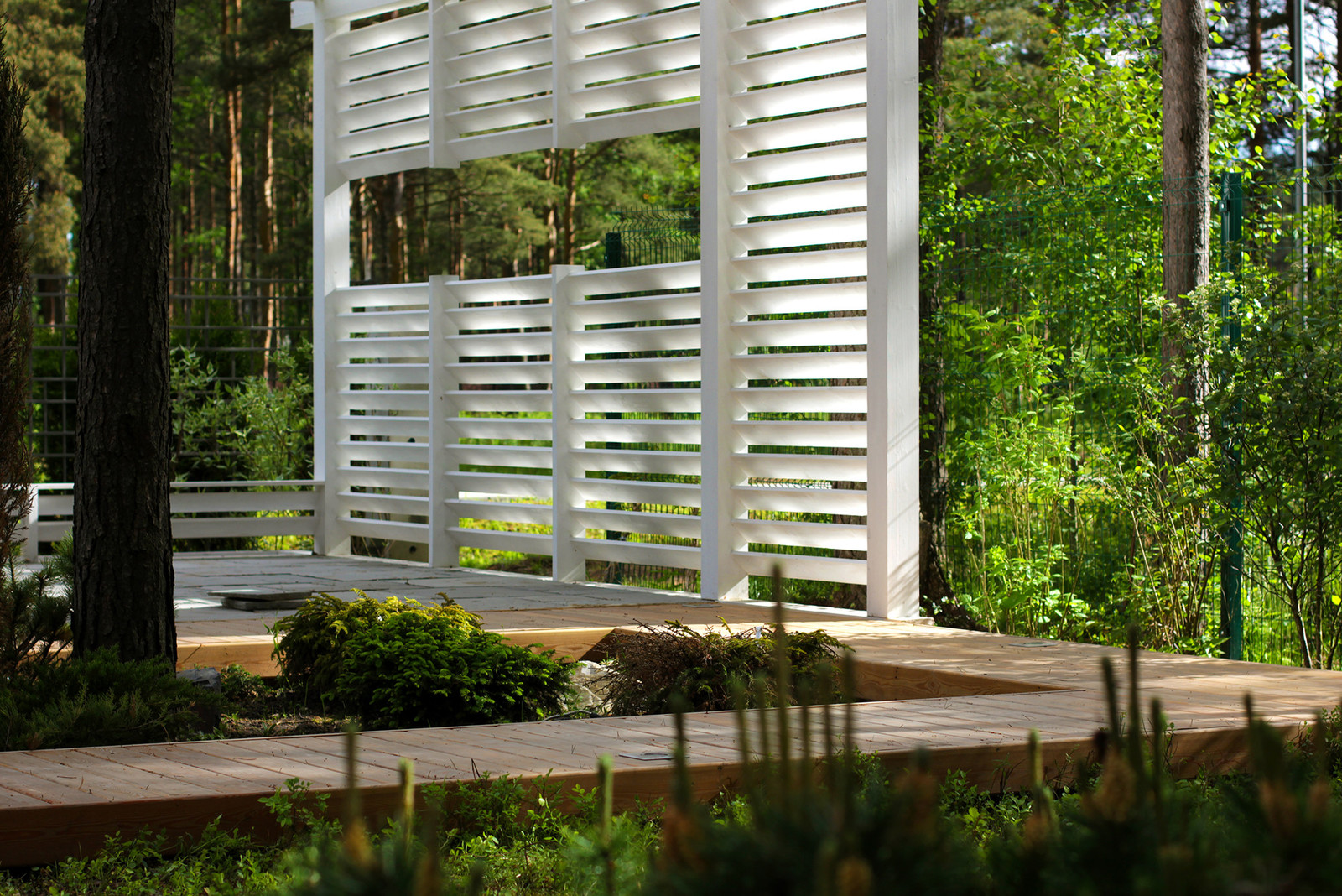 Сад в "Охтинском парке"