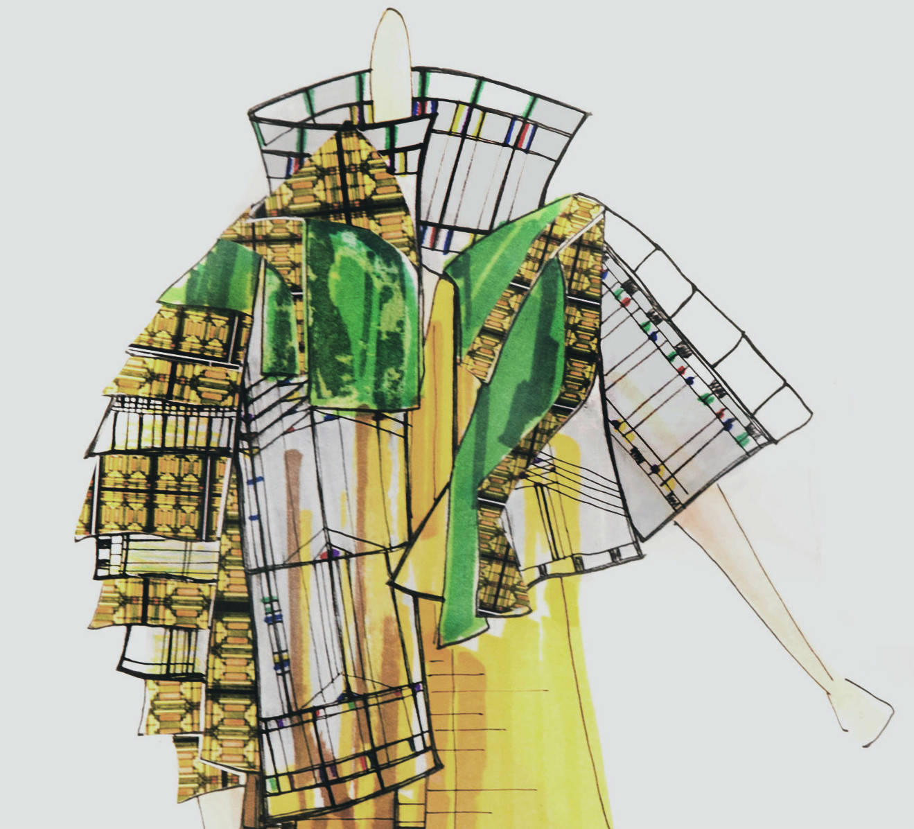 frank lloyd wright dress design Frank Lloyd Wright Continues To Inspire Young People