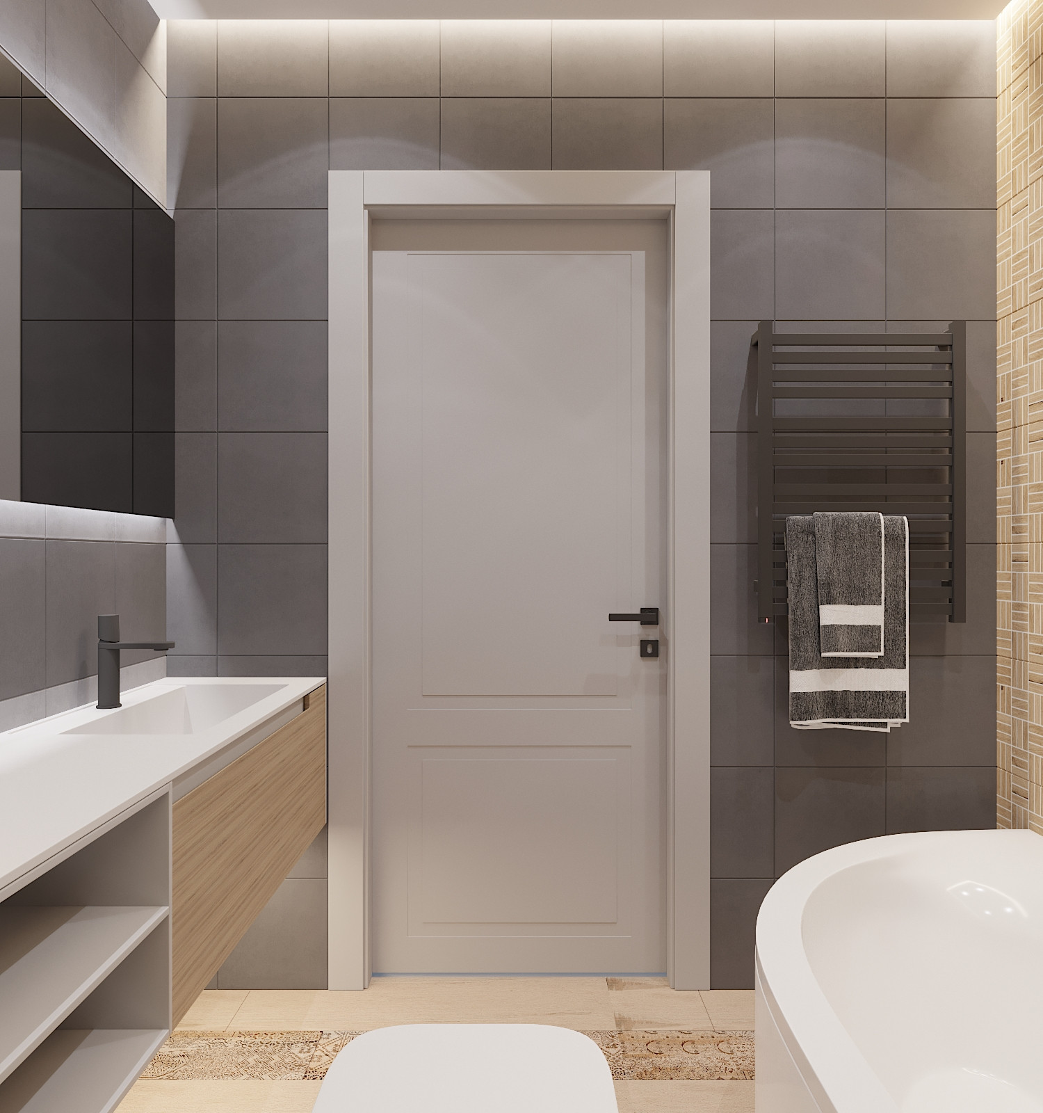 Яркая квартира для дождливого города