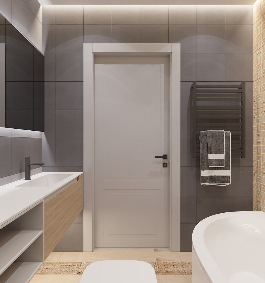 Яркая квартира для дождливого города