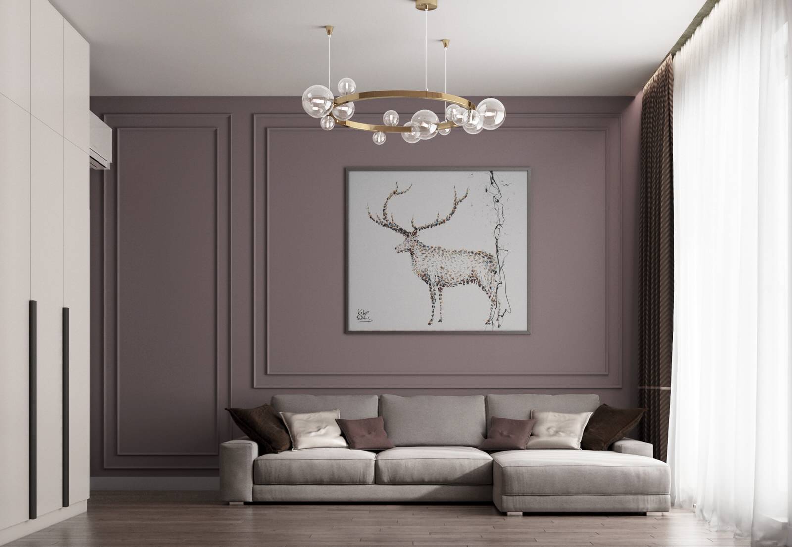 Дизайн квартиры 68 м2