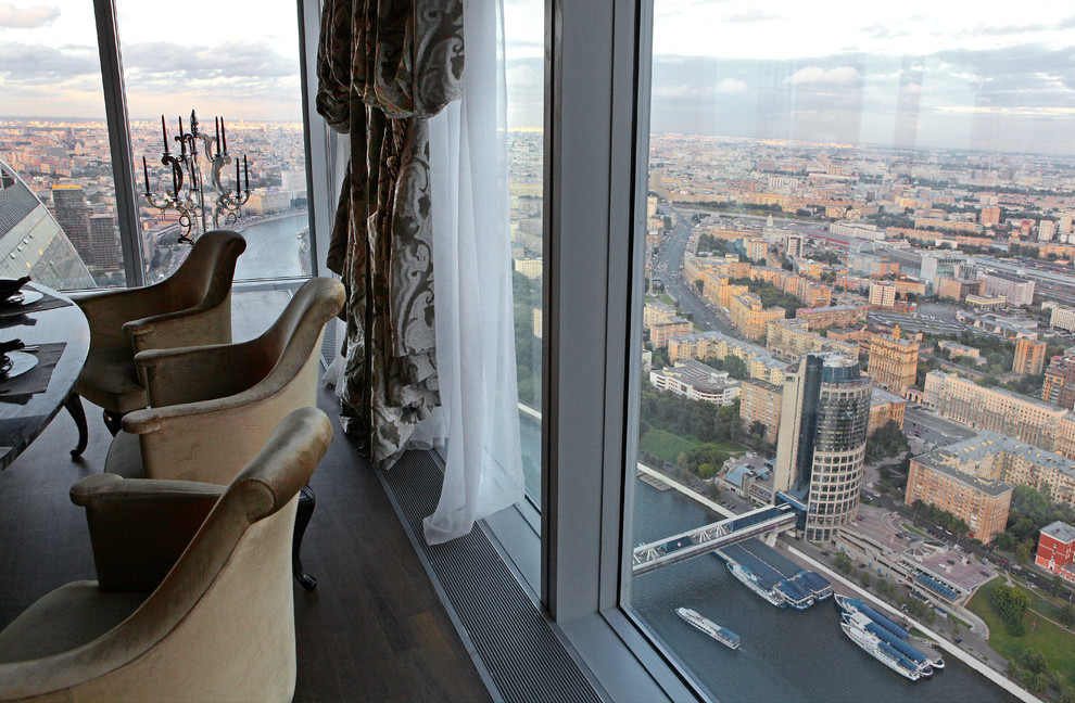 Интерьер шоу-рума в ЖК «Москва-Сити»