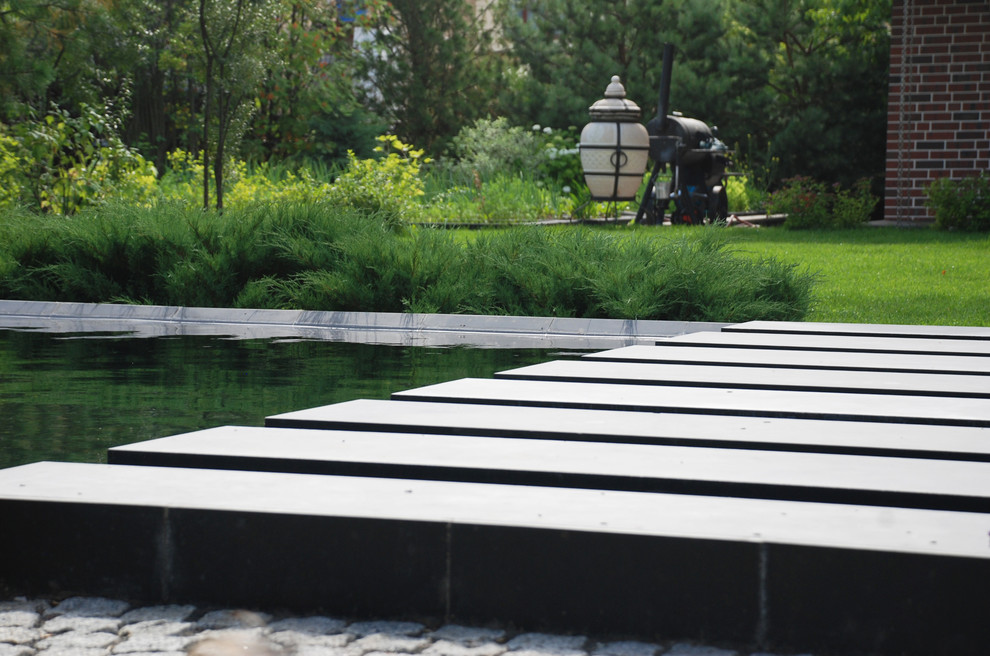 Современный сад в КП "Променад"