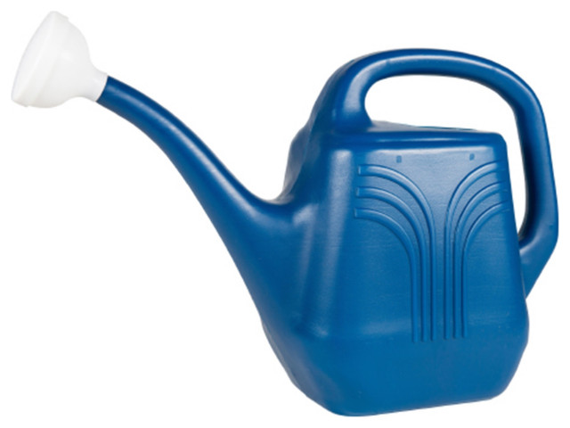 Bloem Classic Plastic Watering Can, Classic Blue, 2 Gallons