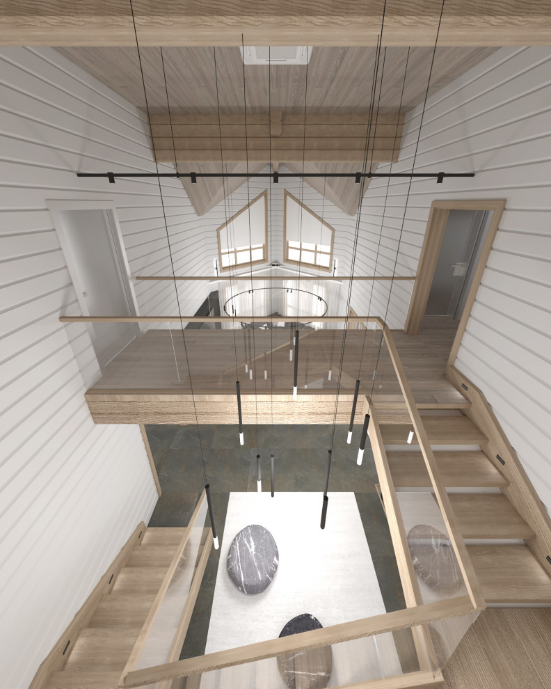 Дизайн интерьеров деревянного дома