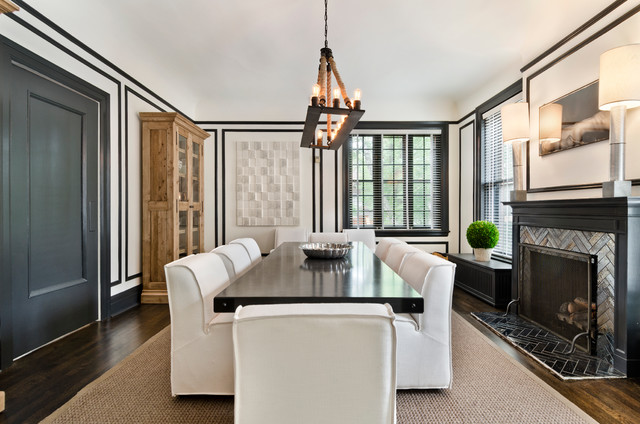 Private Residence, Chicago modern-esszimmer