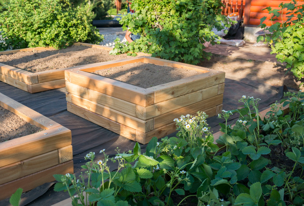 Грядки из лиственницы