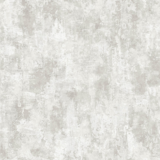 Cierra Silver Stucco Wallpaper, Swatch - Contemporary - Wallpaper - by ...