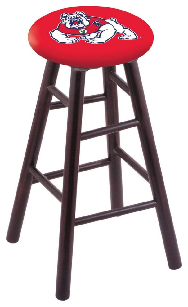 Holland RC Fresno State University 36" Maple Bar Stool Dark Cherry