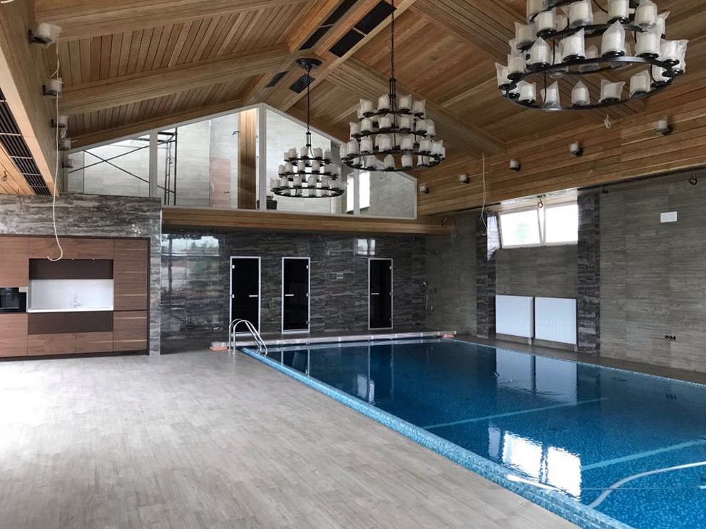 Кухня в бассейн