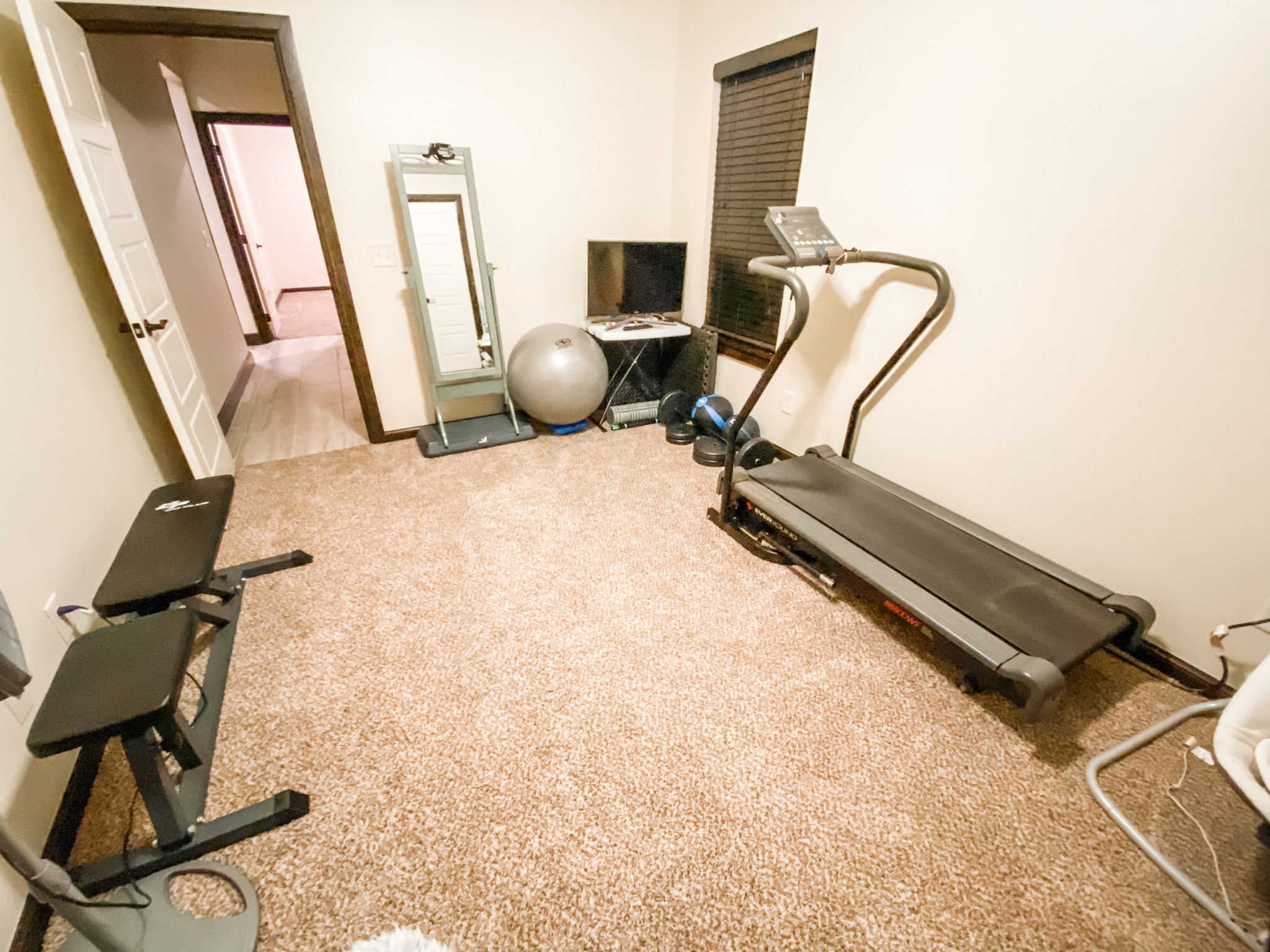 Bonus Room Closet and Home Gym