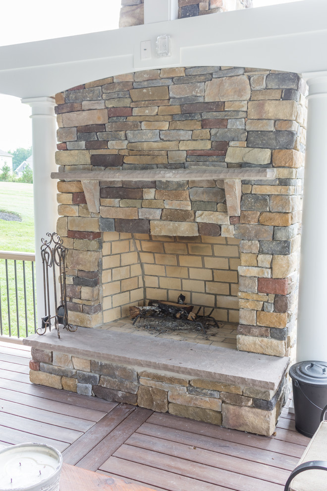 Inspiration for a backyard deck remodel in Baltimore