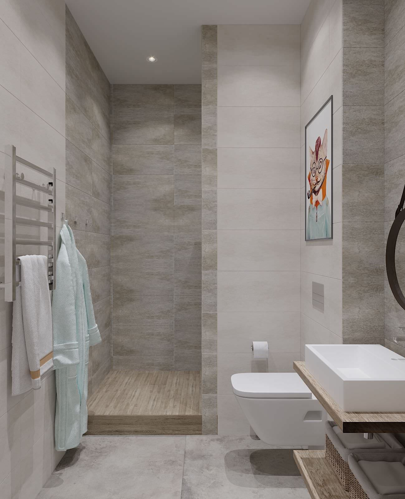 Гостевой СанУзел "Минимализм"