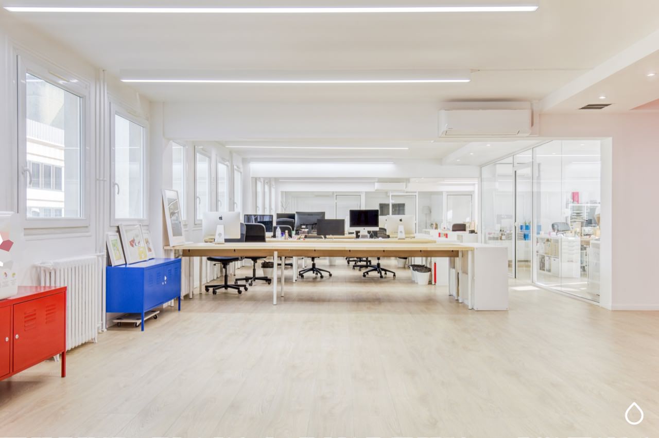 Rénovation d'un bureau paris 8 ème