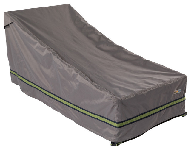 Duck Covers Soteria Rain Proof Patio Chaise Lounge Cover Contemporary Outdoor Furniture Covers By Classic Accessories Houzz