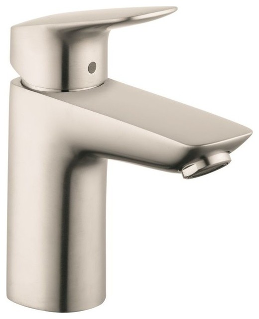 Hansgrohe 71100 Logis Single Hole Bathroom Faucet Brushed Nickel