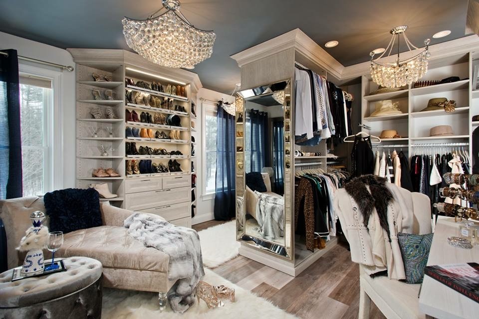 Glam Dressing Room Modern Closet Other by JMP Interiors