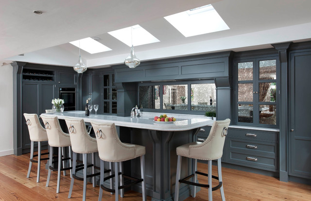 Downpipe transitional-kitchen