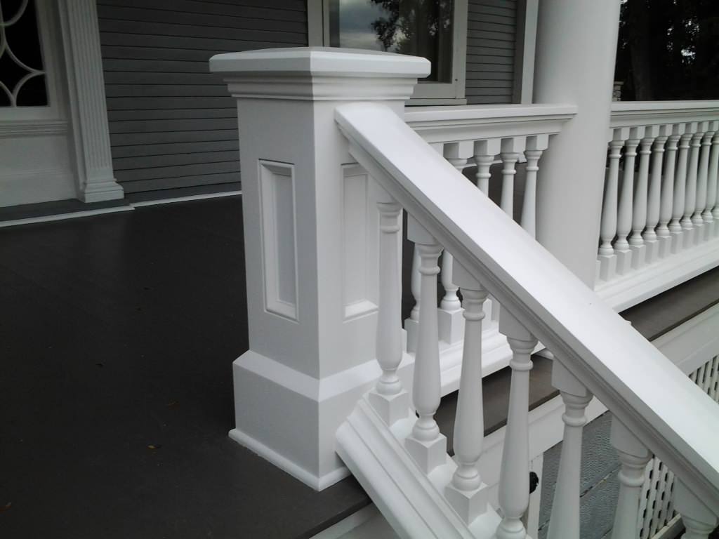 After Restoration of Classic Style Porch
