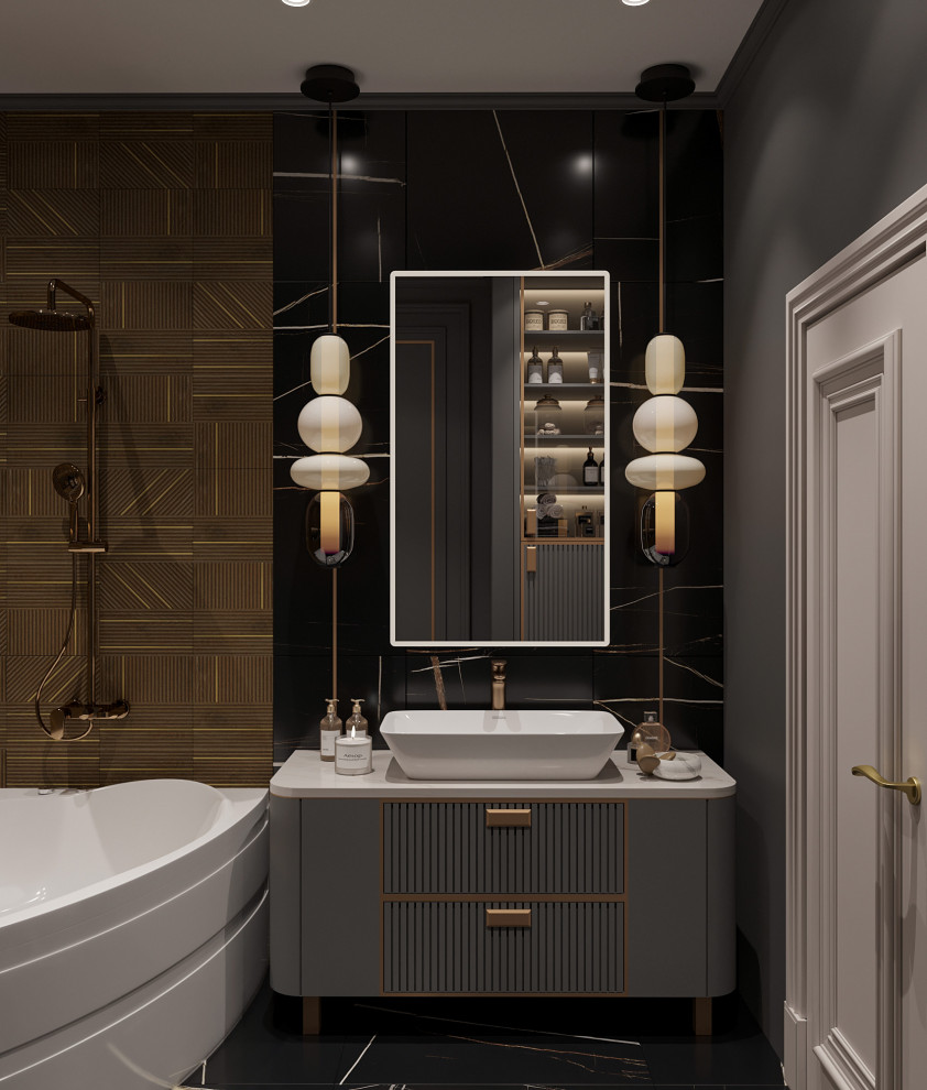 Загородный двухэтажный дом