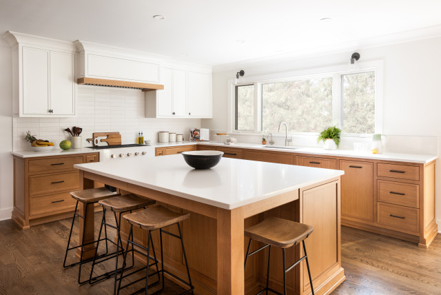 Before and After: 3 Bright White-and-Wood Kitchen Makeovers