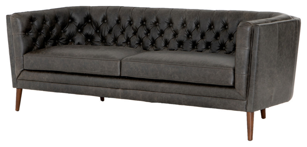 Morell Sofa Chaps Ebony, Almond - Modern - Sofas - by Virgil Stanis ...