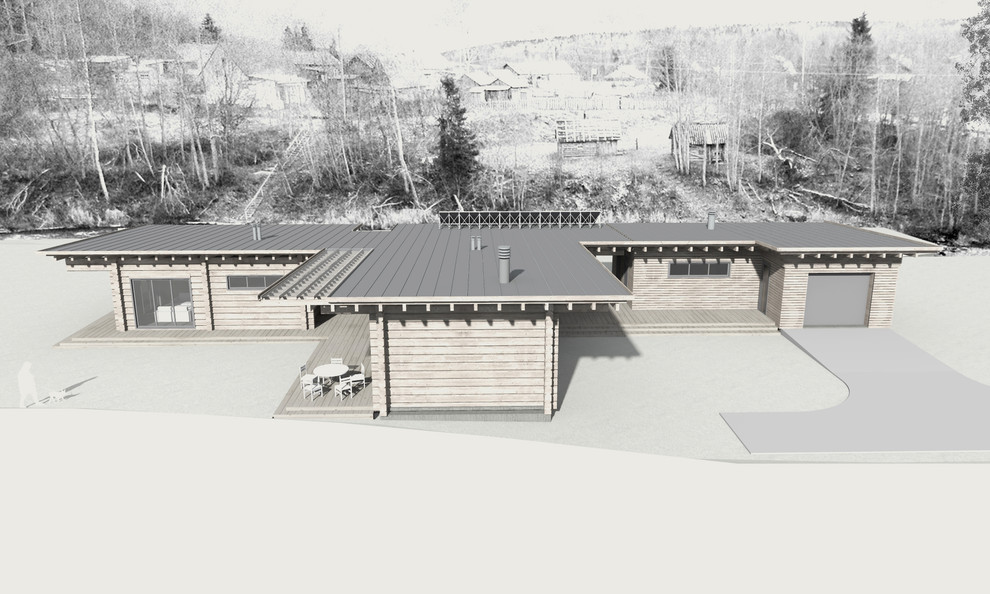 дом из лафета