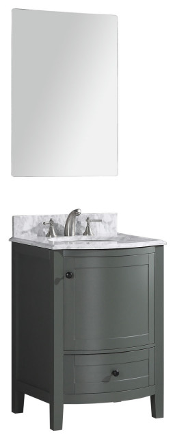 Legion Furniture 24" Pewter Green Bathroom Vanity - Pvc - Transitional ...