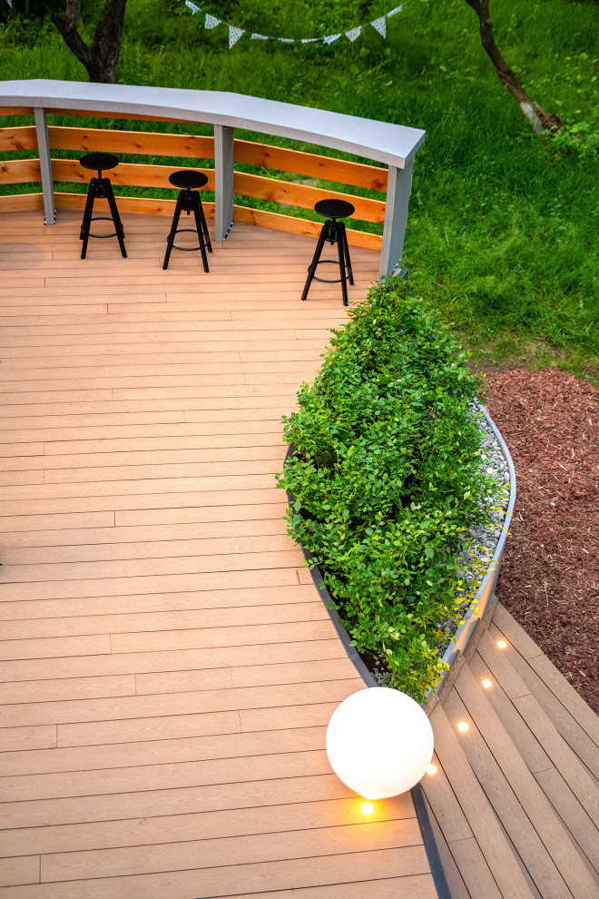 Необычная веранда (и терраса) к Необычному Дому (проект "Фазенда-лайф")