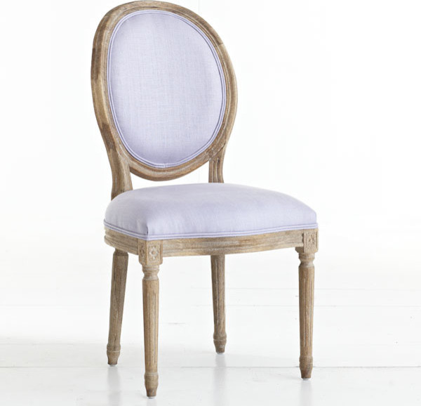Louis XVI Dining Chair, Lavender