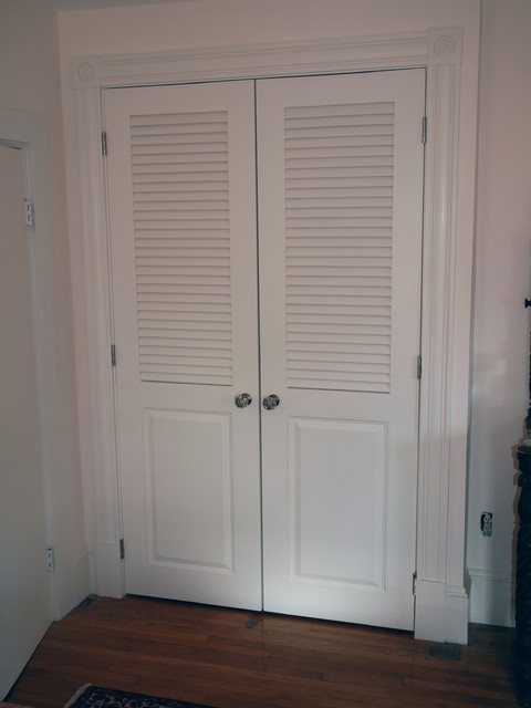 Louvered Doors - Traditional - Closet - Boston - by Kestrel Shutters