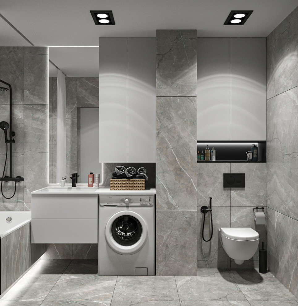 Минималистичная квартира с перетекающими гармоничными пространствами.