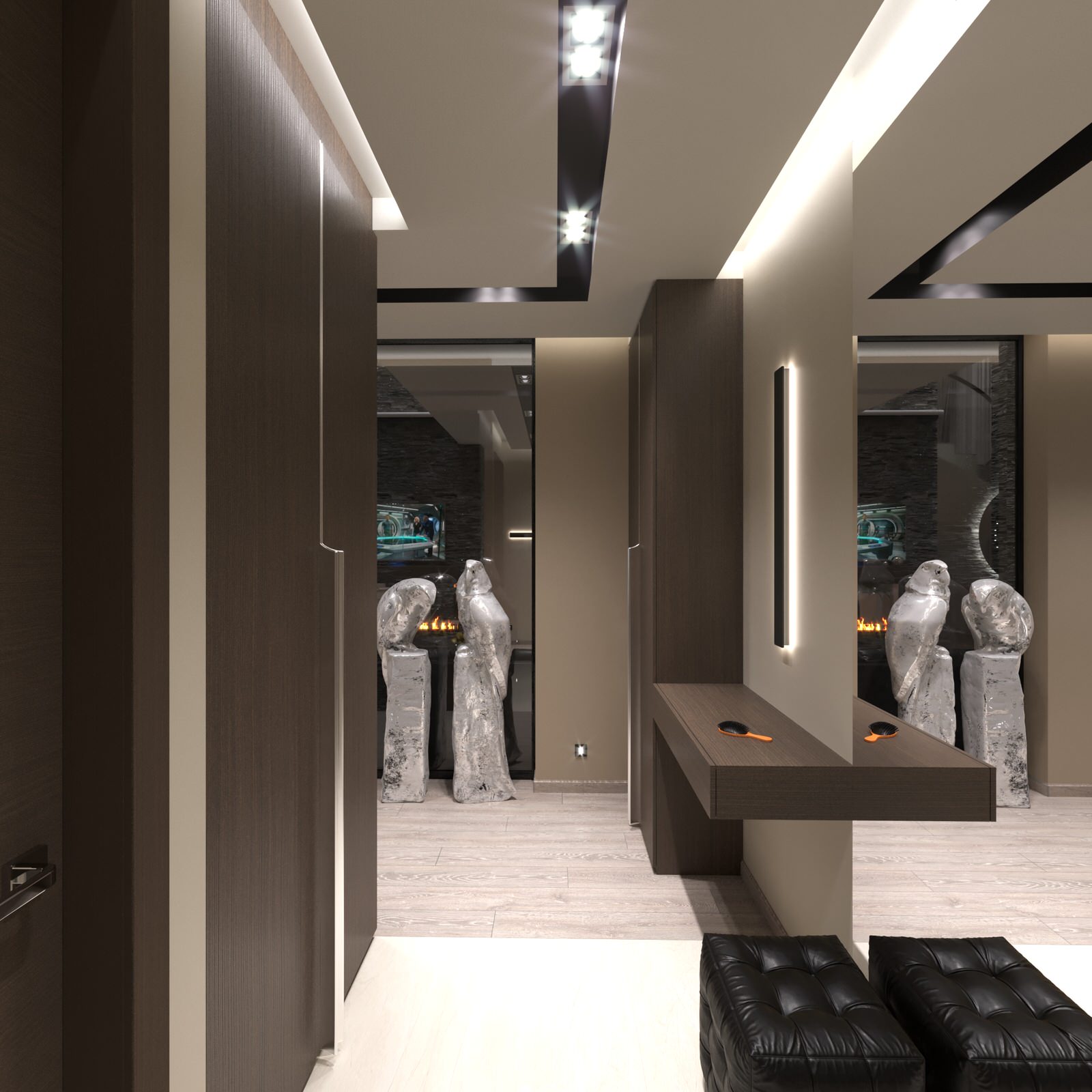 Дизайн двухуровневой квартиры 170 м² ЖК «ORDYNKA»