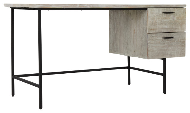 Industrial 2 Drawer Desk by Kosas Home
