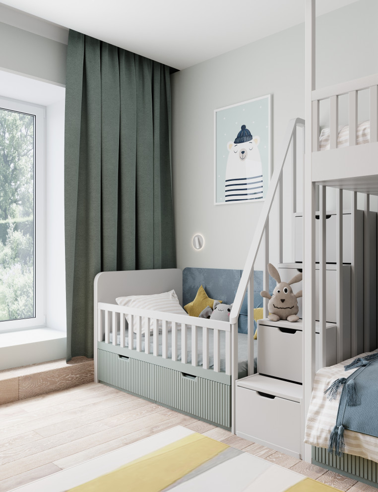 Детская 15 кв.м для двоих детей и няни