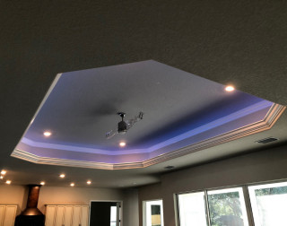 Crown Molding Tray Ceiling Rope Lighting | Shelly Lighting