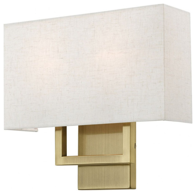 2 Light ADA Wall Sconce In Timeless Style-11.75 Inches Tall and 13 ...