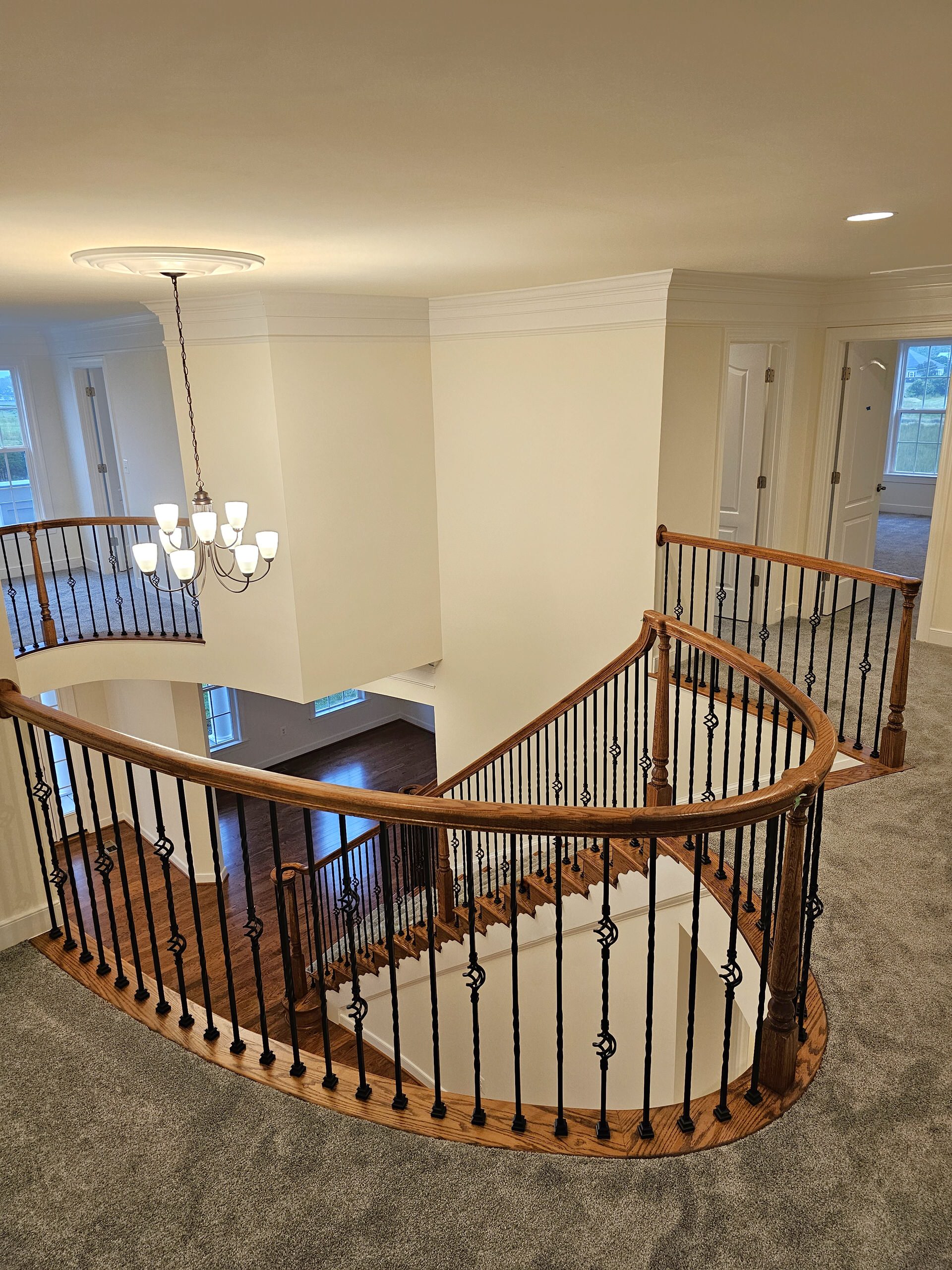 128_Grand Entryway Elliptical Staircase, Nokesville, VA 20181