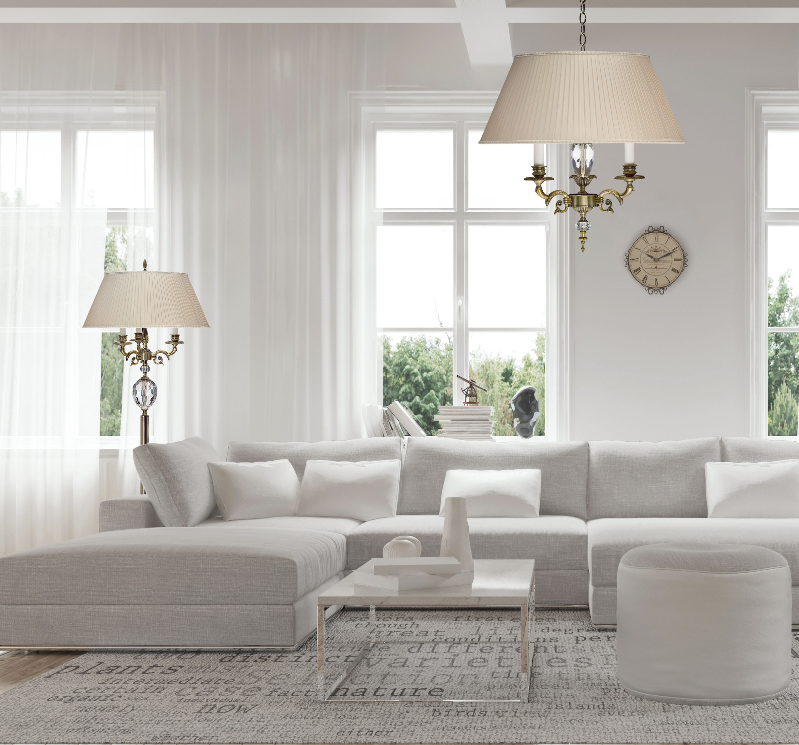 Декоративное освещение в классическом стиле