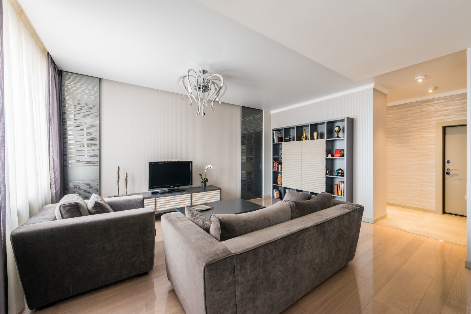 Палитра серого. Квартира 80 кв.м.