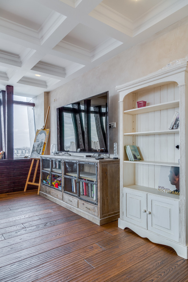 Пентхаус в Санкт-Петербурге. Мебель и отделка из массива.