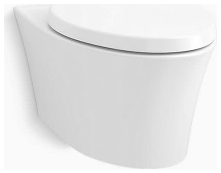 Kohler K-31539 Veil Wall Mounted Elongated Toilet Bowl Only - - White