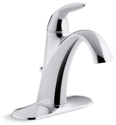 Kohler Alteo Single-Handle Bathroom Sink Faucet, Polished Chrome