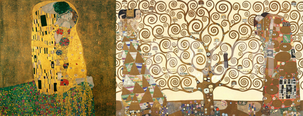 Роспись стены в спальне