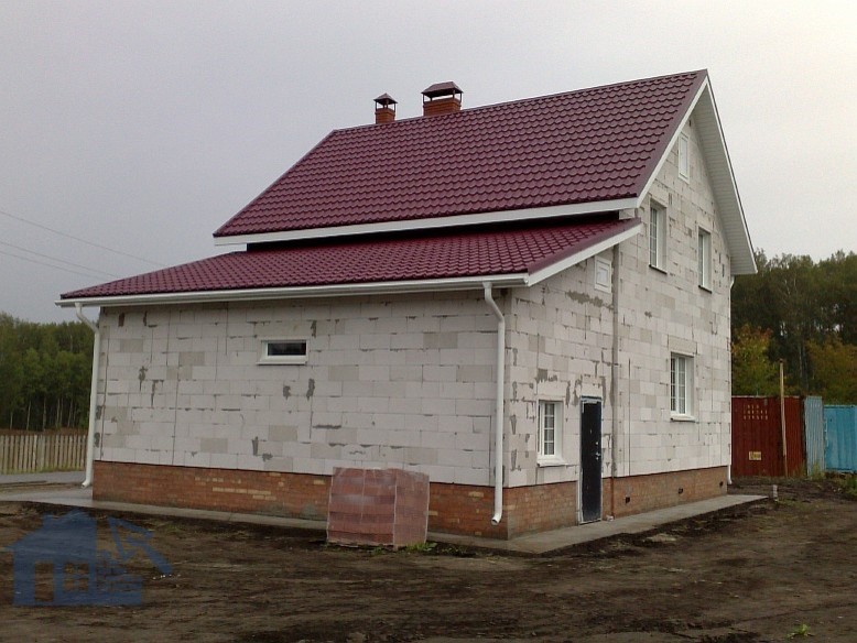 Дома и котеджи из кирпича и газоблока (газобетона) "под ключ"