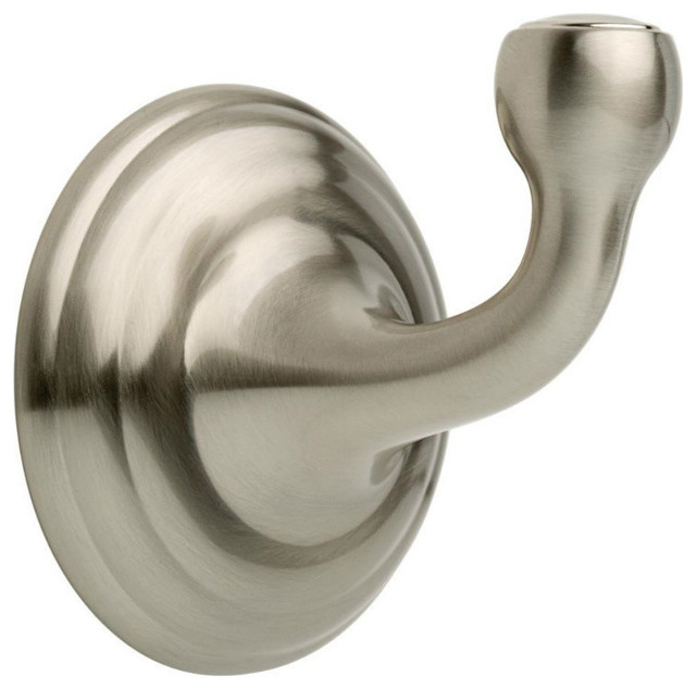 Delta 79635Bn Windemere Collection Double Robe Hook, Brushed Nickel
