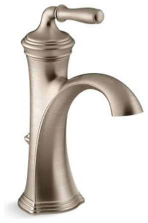 Kohler Devonshire Single-Handle Bathroom Sink Faucet, Vibrant Brushed Bronze