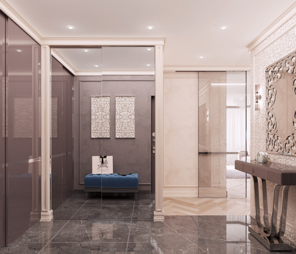 Трехкомнатная квартира современная классика