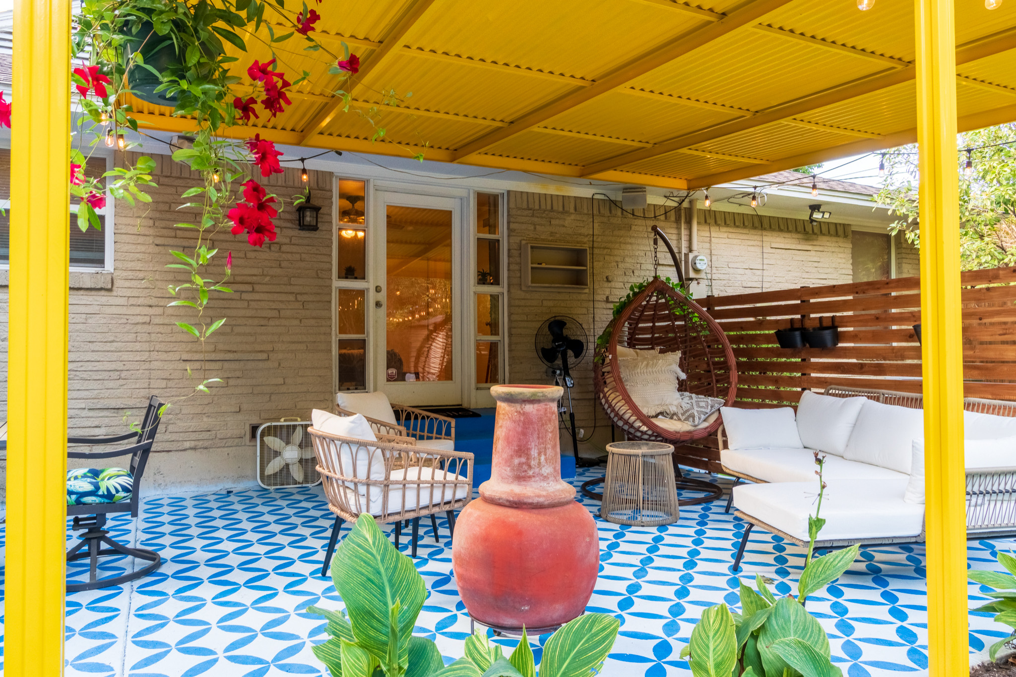 Colorful Maximalist Airbnb Concept - East Dallas